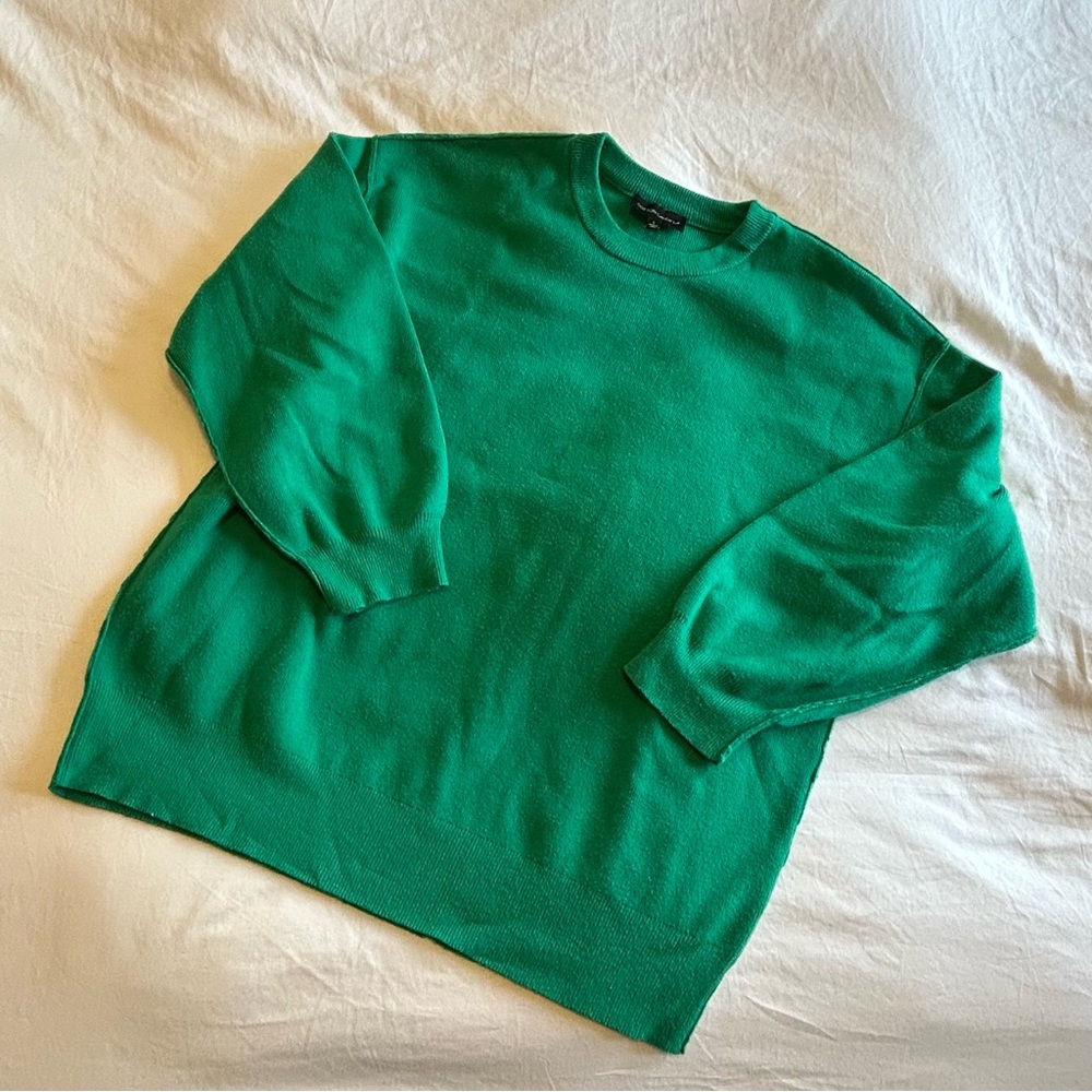 Green Crew Neck Sweater